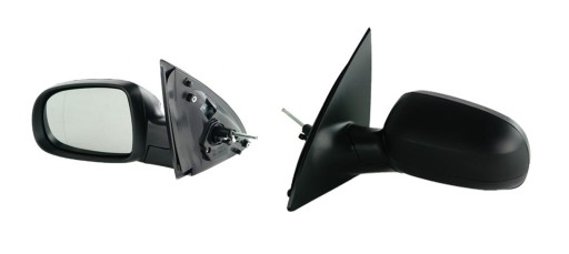LUSTERKO OPEL CORSA C 2000-2010 MANUAL CZARNE L/P