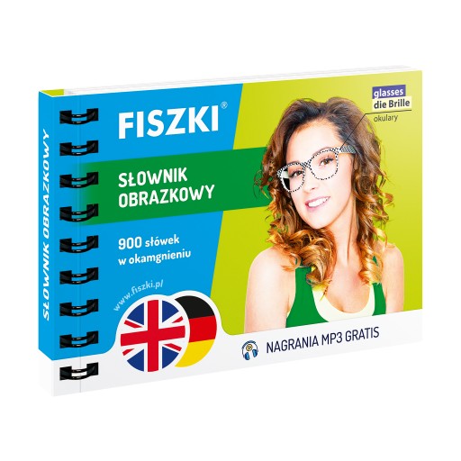 FISZKI – niemiecki + angielski – Słownik obrazkowy (A1-A2)