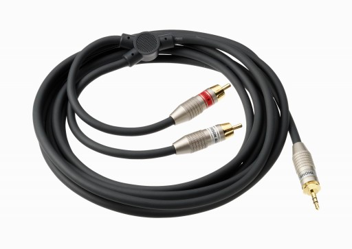 1x Mini JACK - 2x Cinch RCA 1,5m. PRO HQ THOMSON