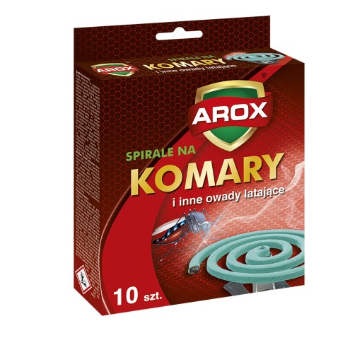 SPIRALA NA KOMARY OWADY LATAJĄCE STANDARD 10SZT