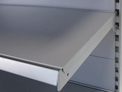 PÓŁKA REGAŁU METALOWEGO MAGO MEGA 370 x1000 szara