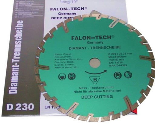 TARCZA DIAMENTOWA FALON -TECH 230 MM BETONU KOSTKI