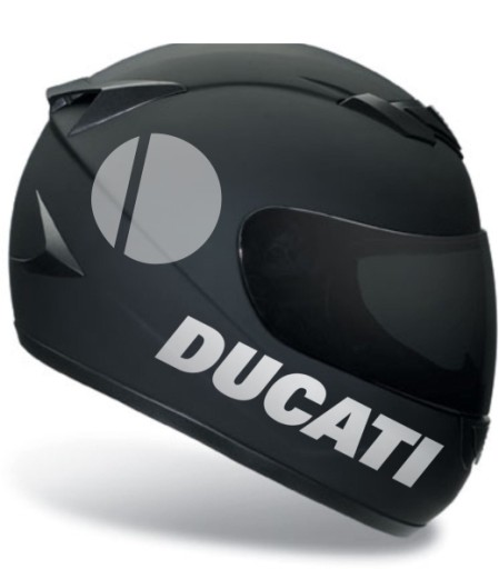 NAKLEJKI NA KASK DUCATI - FOLIA DŁUGOLETNIA 551