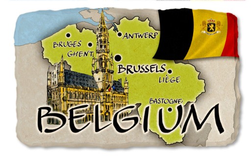 BELGIA BELGIUM BELGIQUE magnes lodówkę kamień 501