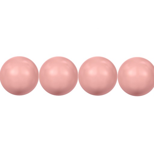 Swarovski - 5810 Pink Coral Pearl 4mm - 5 szt.