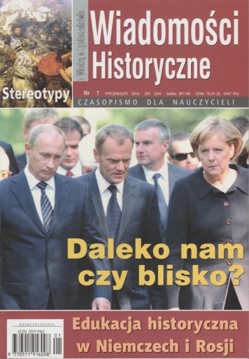 WIADOMOŚCI HISTORYCZNE kompletny rocznik 2010