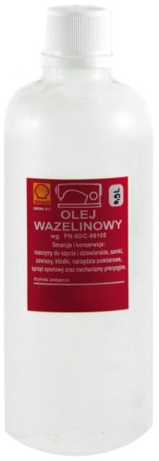 OLEJ WAZELINOWY 500ml WAZELINA SMAR 0,5 litra