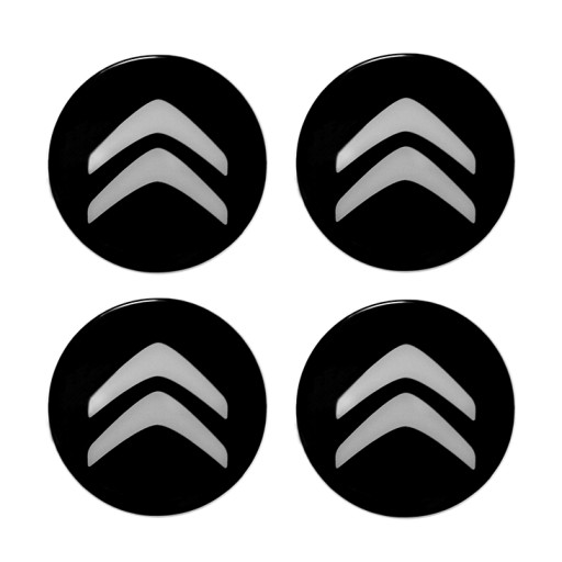 EMBLEMAT LOGO ZNACZEK 3D Citroen 70 mm 4szt.