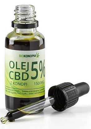 BIOKONOPIA OLEJEK KONOPNY 5% CBD 500mg 10ml POLSKI