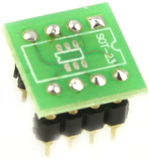 Adapter SOT-23 to DIP8 SOT23 PIC10F200 A-004