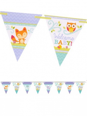 Girlanda baner flagi Baby Shower Welcome Baby