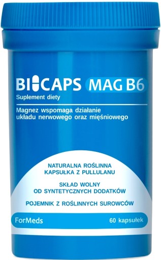 FORMEDS BIOCAPS MAG B6 MAGNEZ CYTRYNIAN+WIT.B6 60K