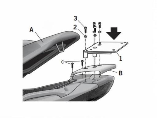 SHAD STELAŻ MOCOWANIE KUFRA GILERA NEXUS SR MAX