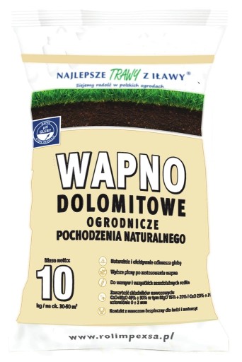 Dolomit Wapno dolomitowe ogrodnicze 10kg Rolimpex