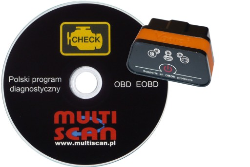 Interfejs iCar2 WiFi OBD 2 polski program gratis!!