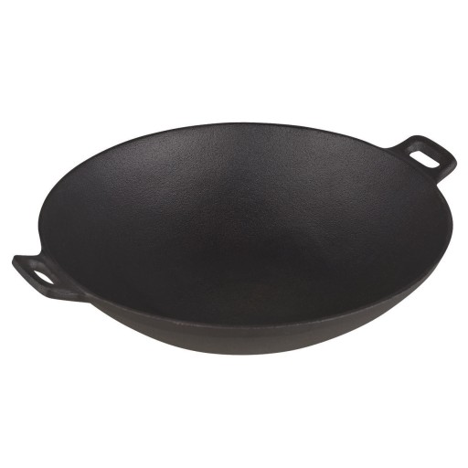 WOK ŻELIWNY duży-patelnia 31cm.INDUKCJA 1/ 1109