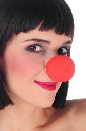Czerwony NOS KLAUNA z pianki Klaun CLOWN Czerwony