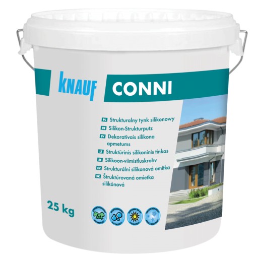 Knauf Tynk silikonowy Conni S 25kg biały 1,5mm