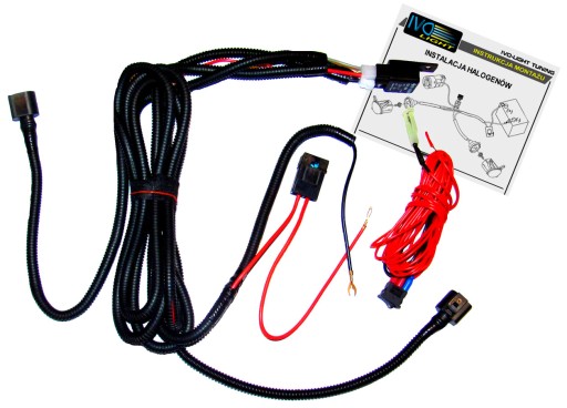 Audi A4 B5 8D 94-01 okablowanie instalacja halogen