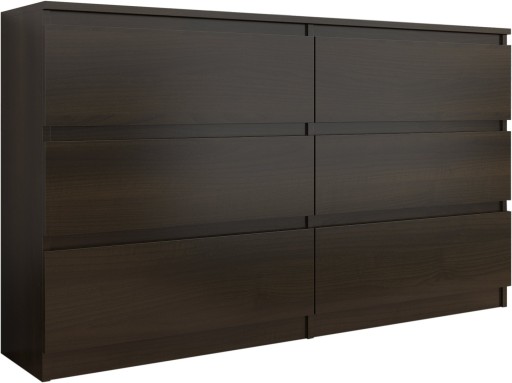 KOMODA 140 CM WENGE SZAFKA 6 SZUFLAD PRODUCENT PL