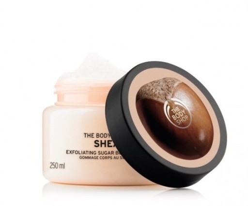 THE BODY SHOP Cukrowy Peeling do ciała SHEA BODY SCRUB 250 ml