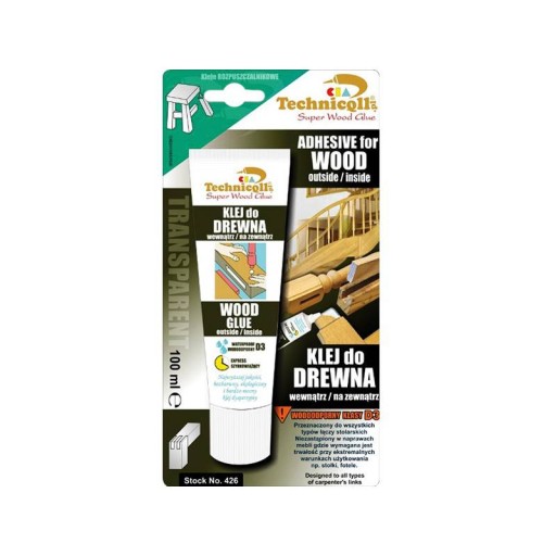 KLEJ DO DREWNA D3 100ML TECHNICQLL