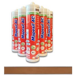 MAPEI SILIKON SANITARNY MAPESIL AC 142 BRĄZ 310 ml.