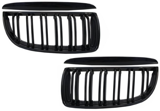 GRILL NERKI BMW E90 E91 05-08 M PAKIET BLAC POLYSK