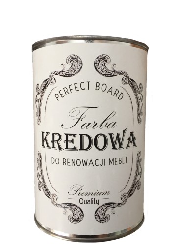 FARBA KREDOWA BIAŁA do Renowacji mebli 0,75 L