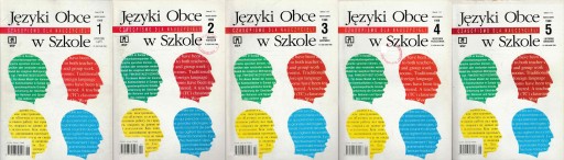 JĘZYKI OBCE W SZKOLE rocznik 1999 czasopismo naucz