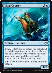 MTG 4x Tidal Courier (Uncommon)