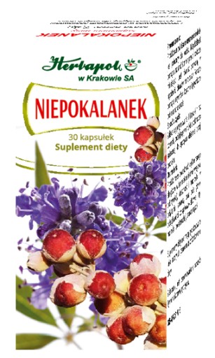 Niepokalanek KAPSUŁKI 30szt. Herbapol menstruacja
