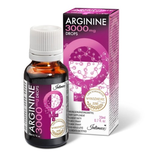 INTIMECO ARGININE 3000mg MOCNY KONCENTRAT KROPLE DLA KOBIET ARGININA 20ml