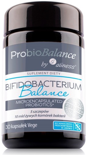 Probiotyk BIFIDOBACTERIUM 10mld 5 szczepów Aliness