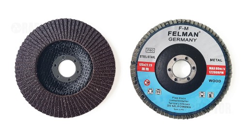TARCZA ŚCIERNA LISTKOWA LAMELKA 125 MM P40