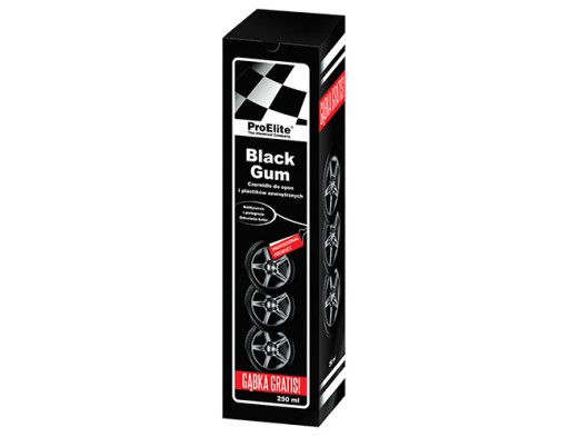 CZERNIDŁO DO OPON PROELITE BLACK GUM 250ML