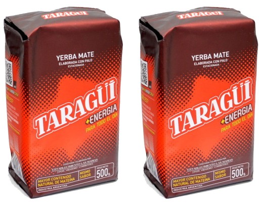 Yerba Mate Taragui Energia - 2 x 500g Moc z natury