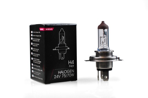 ŻARÓWKA HALOGENOWA H4 P43t 24V 70/75W E4 Z904