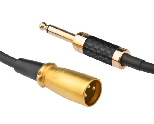 Kabel przewód 6,3 Jack mono - XLR męski Klotz 1m