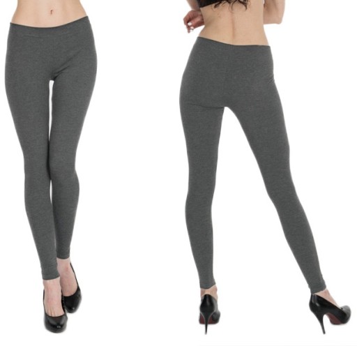 Spodnie Legginsy Getry Sportowe Damskie Leginsy RENNOX MERINO 103 S antracy