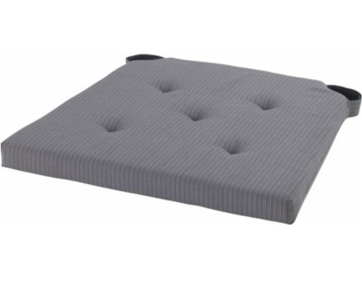 IKEA JUSTINA poduszka na krzesło poduszki szara