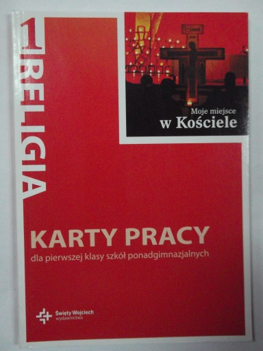 Moje miejsce w Kościele karty pracy Święty Wojciec