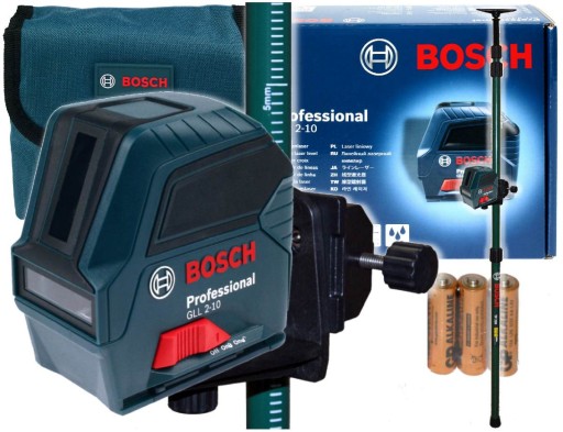 LASER KRZYŻOWY GLL 2-10 BOSCH + KOLUMNA TP 320