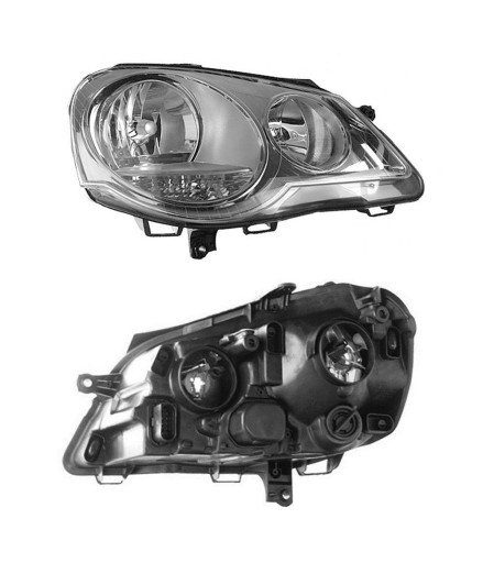 REFLEKTOR LAMPA PRZEDNIA VW POLO 9N3 05-09 NOWY PR