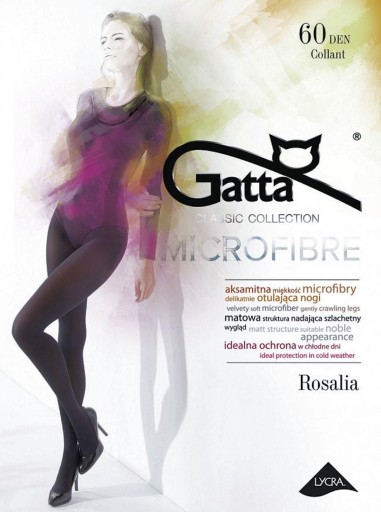 GATTA ROSALIA mikrofibra 60 den KOLORY # 5 XL