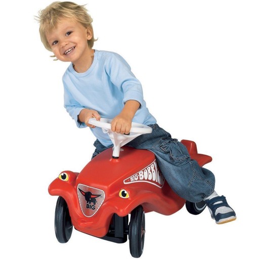 JEŹDZIK PCHACZ CHODZIK SAMOCHODZIK KLAKSON BOBBY CAR CLASSIC CZERWONY BIG