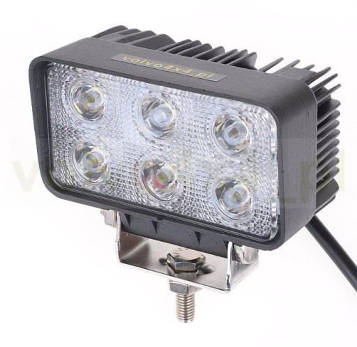 REFLEKTOR LAMPA PRZEDNIA BOCZNA 6x LED 18W ATV 4x4