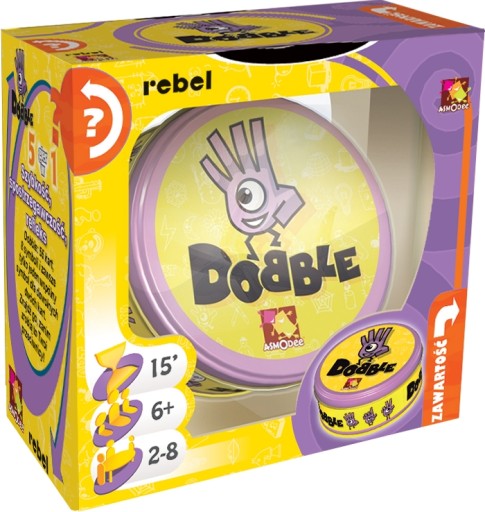 GRA PLANSZOWA DOBBLE DOBLE REBEL| RODZINNA |