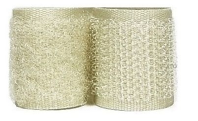 Taśma RZEP 25mm 1mb KOMPLET kolory BEŻOWY