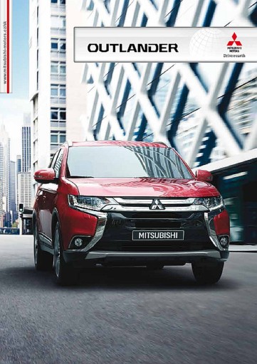 Mitsubishi Outlander prospekt 2015 Czechy